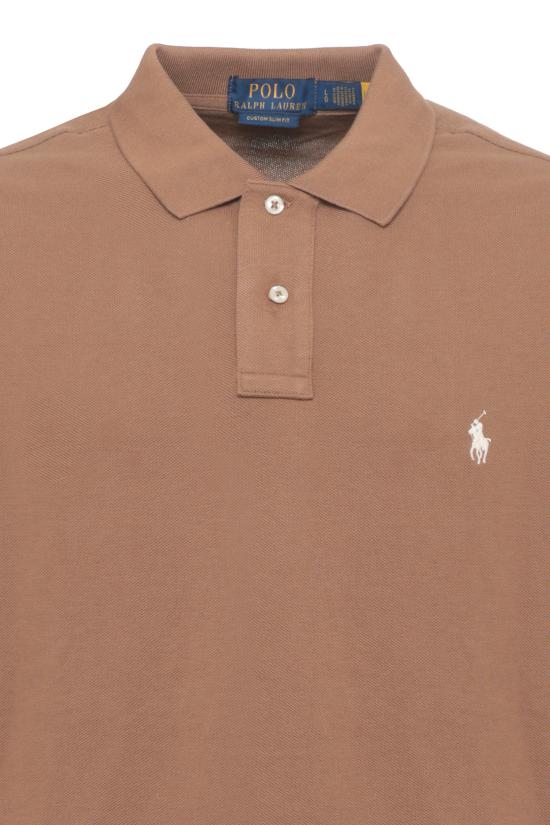 26SS 랄프 로렌 폴로 티셔츠 710680784 521 Brown - RALPH LAUREN
