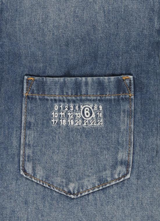 26SS [키즈] MM6 메종마르지엘라 셔츠 M60763 MM07AM601 Blu - MM6 MAISON MARGIELA
