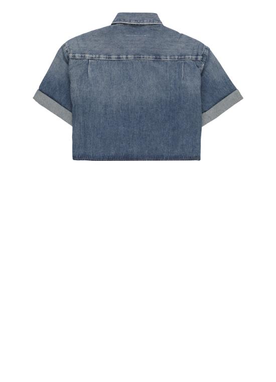 26SS [키즈] MM6 메종마르지엘라 셔츠 M60763 MM07AM601 Blu - MM6 MAISON MARGIELA