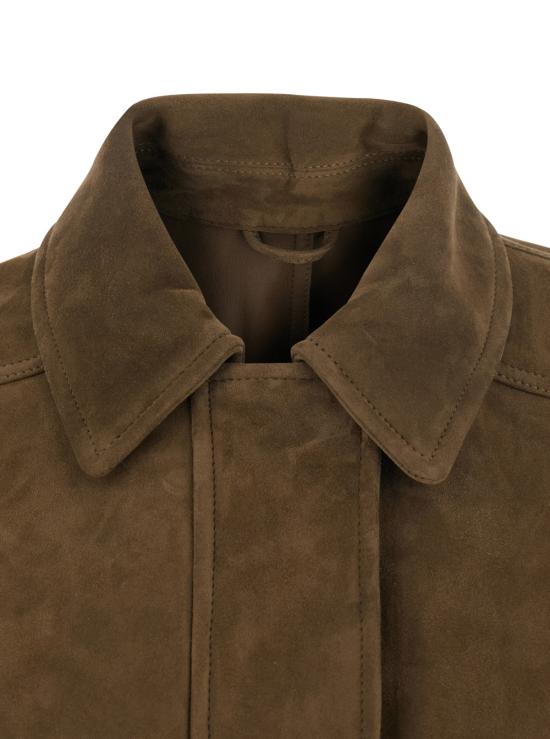 26FW 브루넬로 쿠치넬리 무스탕 MPCAI7594PC9801 Brown - BRUNELLO CUCINELLI