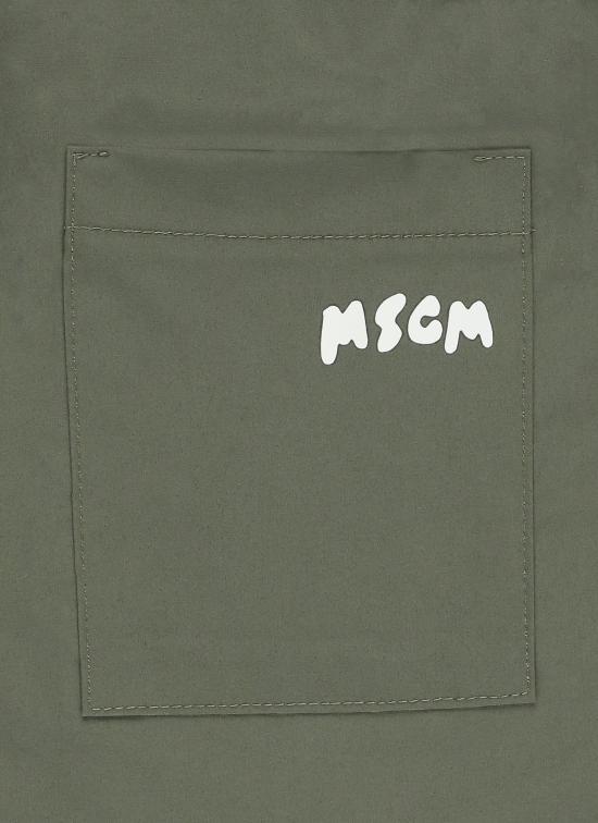 26SS [키즈] 엠에스지엠 쇼츠/버뮤다 S6MSJBBE190 082 Verde - MSGM