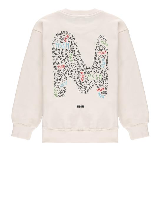 26SS [키즈] 엠에스지엠 니트/스웻셔츠 S6MSJBSW237 013 Avorio - MSGM