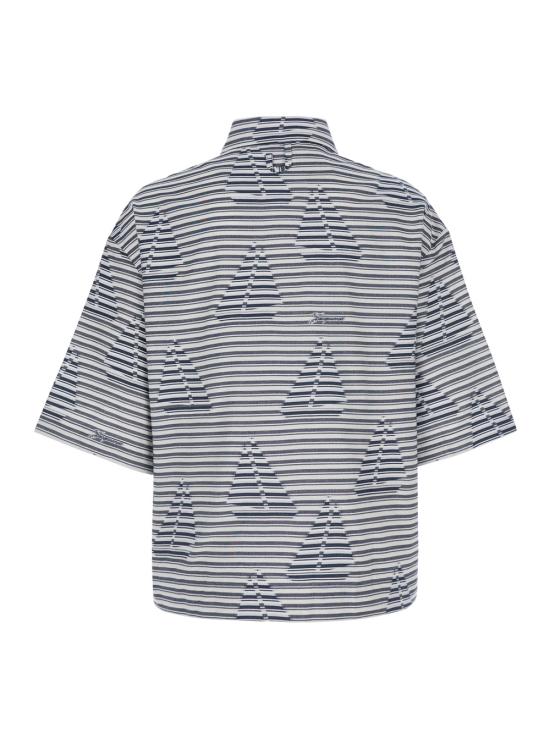 26FW 자크뮈스 반팔 셔츠 SHM00622AW008383JB Blu - JACQUEMUS