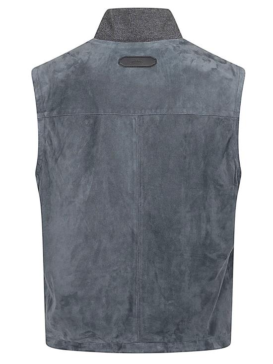 26SS 브리오니 니트 베스트 PUF90L PD7274600 Azzurro - BRIONI