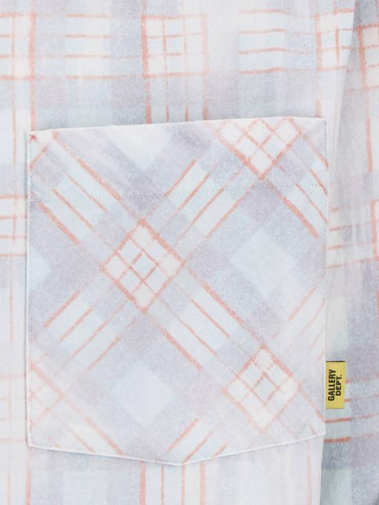 26SS 갤러리 디파트먼트 셔츠 TOP025 BLUE PLAID Light blue - GALLERY DEPT