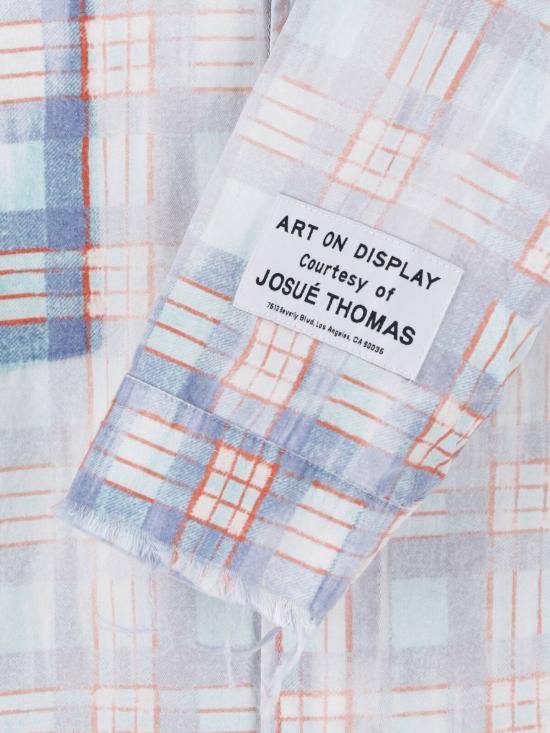 26SS 갤러리 디파트먼트 셔츠 TOP025 BLUE PLAID Light blue - GALLERY DEPT