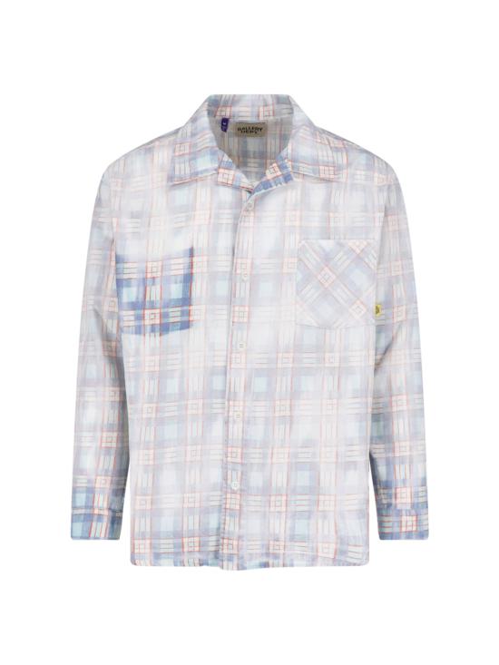 26SS 갤러리 디파트먼트 셔츠 TOP025 BLUE PLAID Light blue
