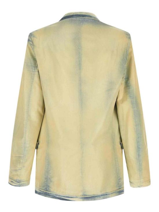 26SS 디젤 드-니발-Fsi 엑스레이 블리치 데님 재킷 A23484068WD01 Beige - DIESEL