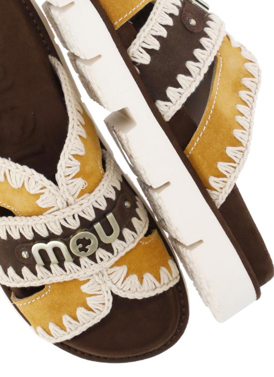 26SS 모우 샌들 MUSW461014A DPB Marrone - MOU