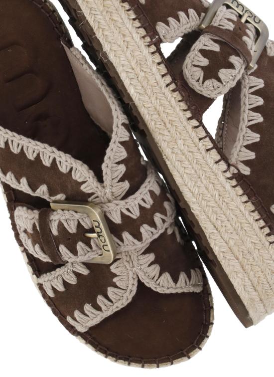 26SS 모우 샌들 MUSW641003A DPB Marrone - MOU