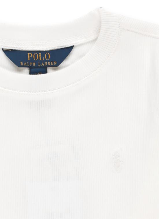 26SS [키즈] 랄프 로렌 티셔츠 A96144 001 White - RALPH LAUREN