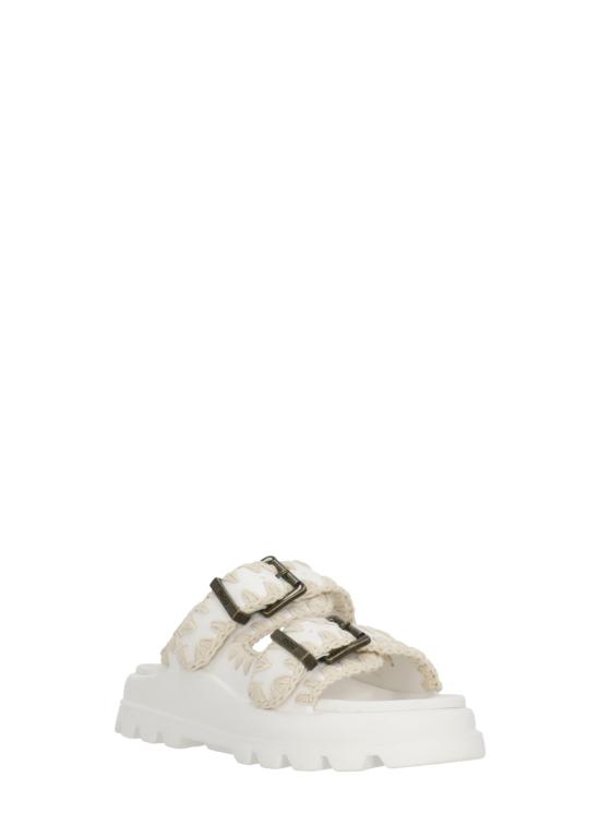 26SS 모우 뮬/슬리퍼 MUSW661001N WHI Bianco - MOU