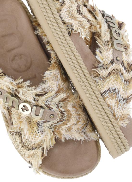 26SS 모우 샌들 MUSW451011K FRTE Beige - MOU