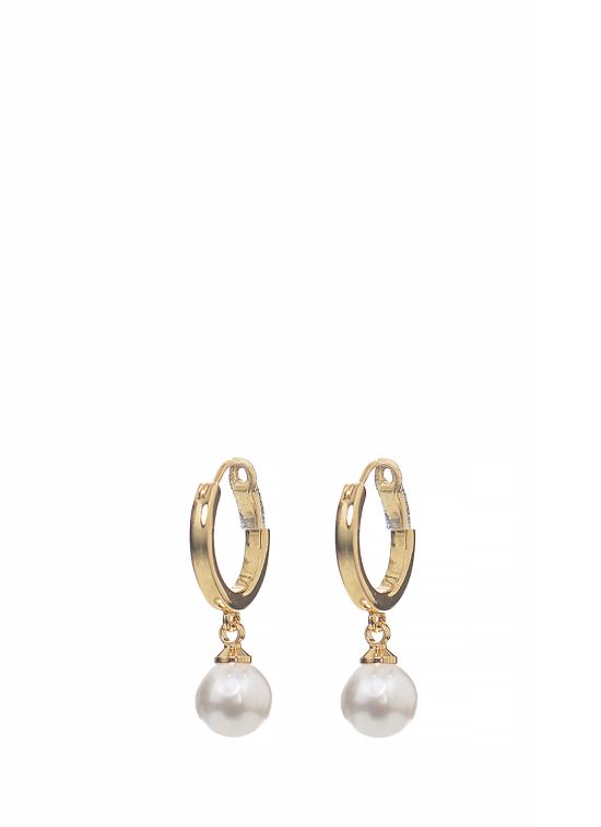 26SS 셀프 포트레이트 이어링 SS26612EGD GOLD PEARLGOLD Golden