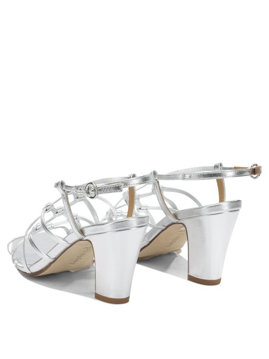 26SS 에이드 샌들 ACACIALAMINATEDNAPPALEATHERSILVER - AEYDE