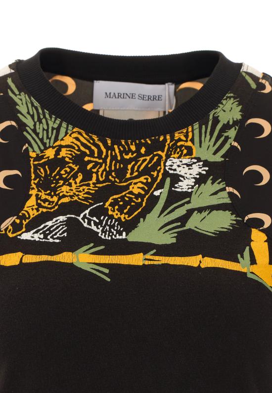 26SS 마린세르 미디 원피스 WDR484AM UJER0003BK87 Black - MARINE SERRE