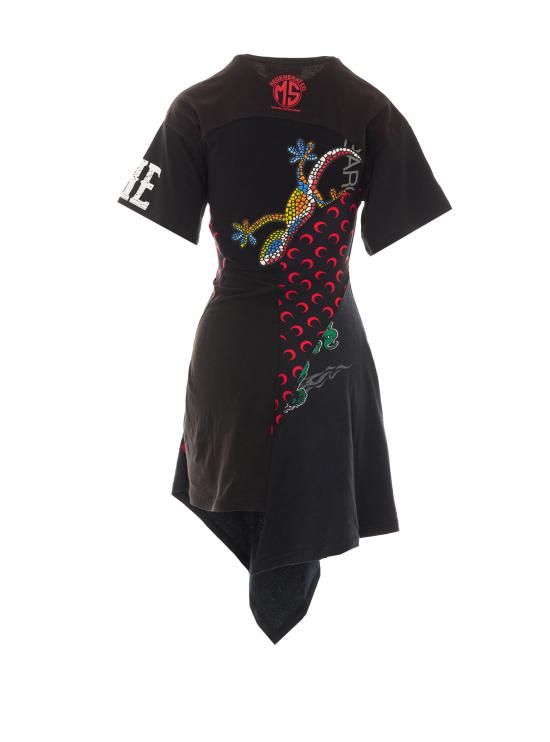 26SS 마린세르 미디 원피스 WDR465AS UJER0003BK97 Black - MARINE SERRE
