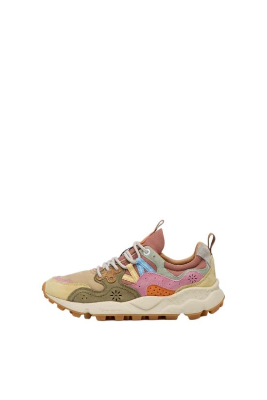26SS 플라워 마운틴 스니커즈 0012017817 01 1E93 CREAM MILITARY PINK Multicolor
