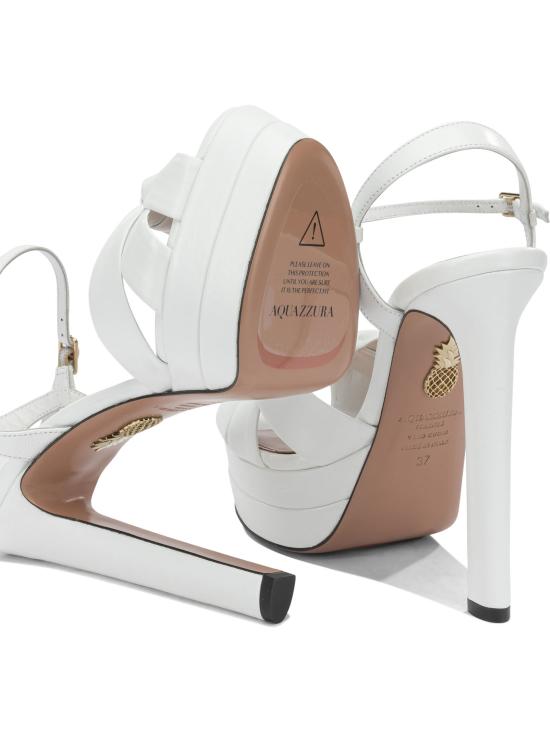 26SS 아쿠아주라 샌들 NINHIGB0NAPOPW White - AQUAZZURA