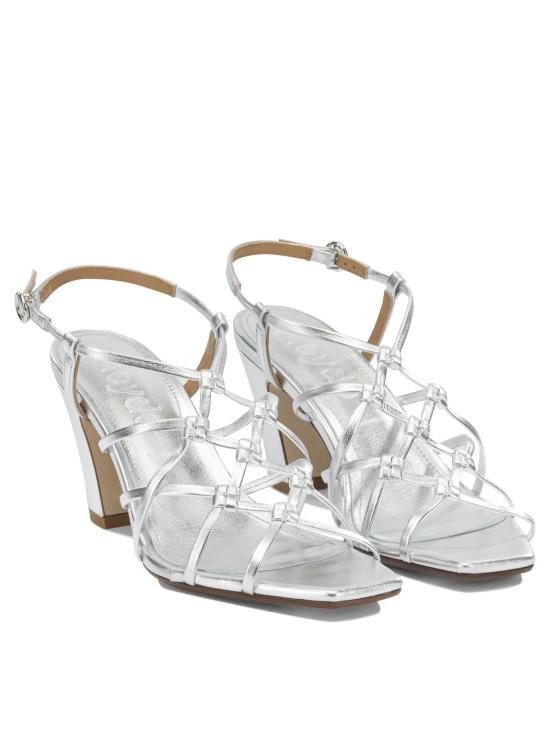 26SS 에이드 샌들 ACACIALAMINATED NAPPA LEATHERSILVER Silver - AEYDE