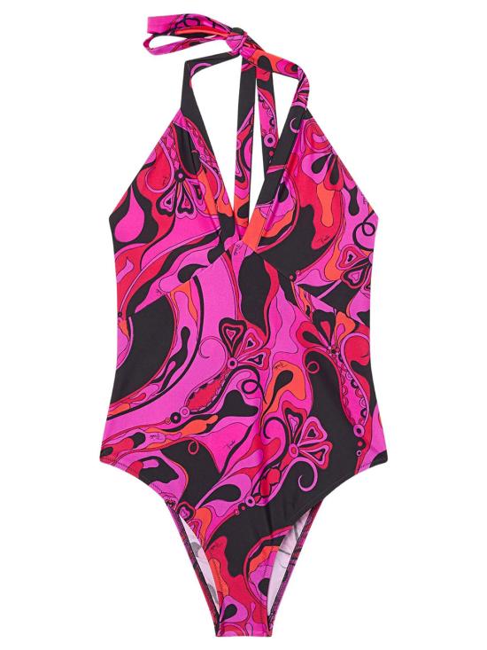 26SS 푸찌 원피스 수영복 6HMC85 6H835 P24 FUCHSIA BLACK