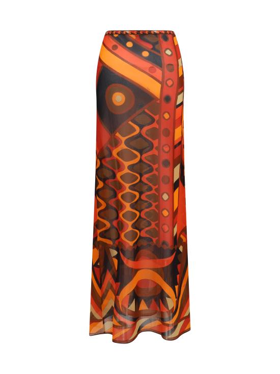 26SS 푸찌 스커트 6HJW016H849 017 ORANGE - PUCCI