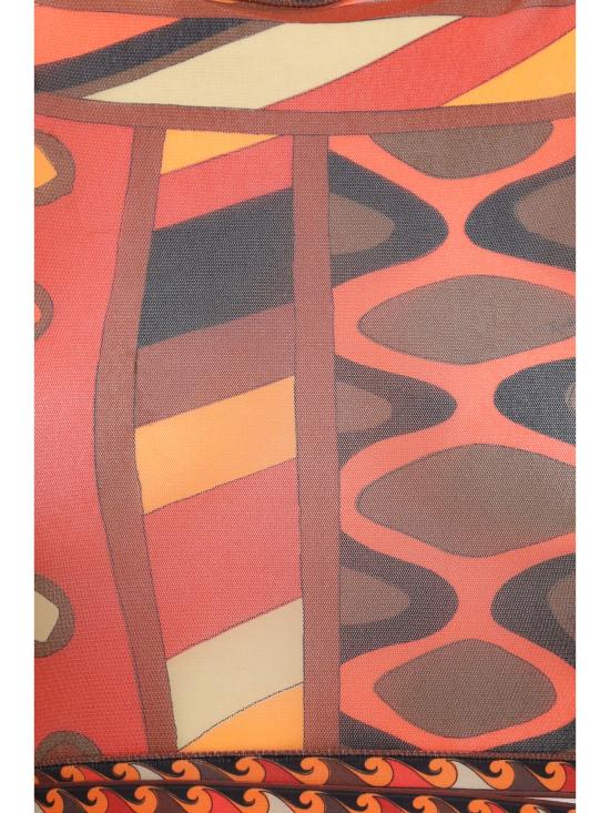26SS 푸찌 반팔 티셔츠 6HJM306H849 017 ORANGE - PUCCI