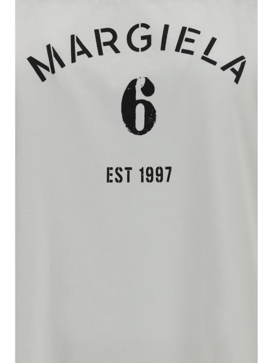 26SS MM6 메종마르지엘라 반팔 티셔츠 S62GD0213M20108 101 WHITE - MM6 MAISON MARGIELA