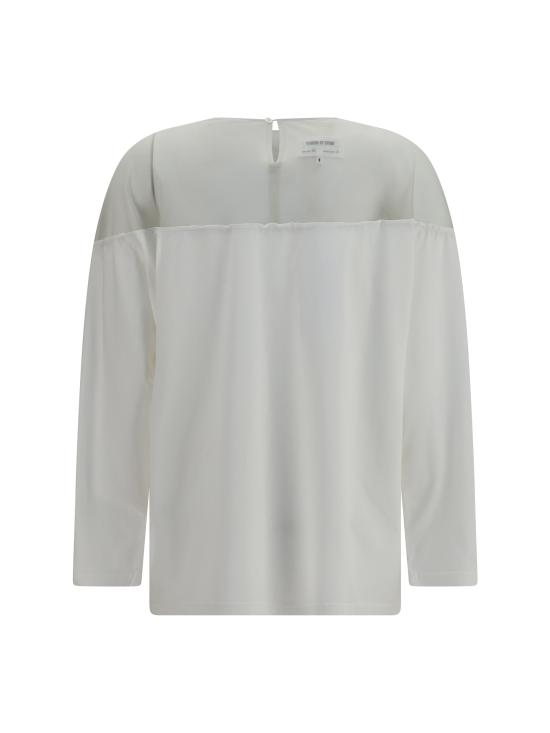 26SS MM6 메종마르지엘라 반팔 티셔츠 S62GD0213M20108 101 WHITE - MM6 MAISON MARGIELA