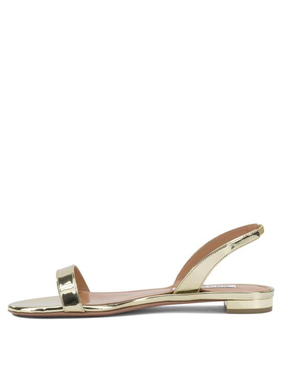 26SS 아쿠아주라 샌들 SNUFLAS0SSYSOG Gold - AQUAZZURA