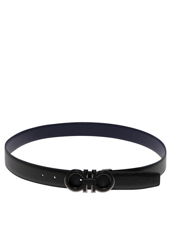26FW 살바토레 페라가모 가죽 벨트 0770682 Black - SALVATORE FERRAGAMO