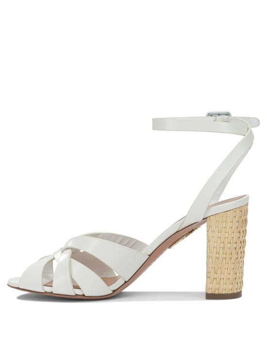 26SS 아쿠아주라 샌들 CPAMIDS0CWKFFF White - AQUAZZURA