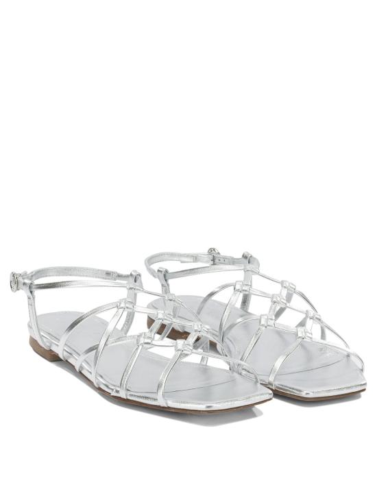 26SS 에이드 샌들 ANISALAMINATEDNAPPALEATHERSILVER - AEYDE