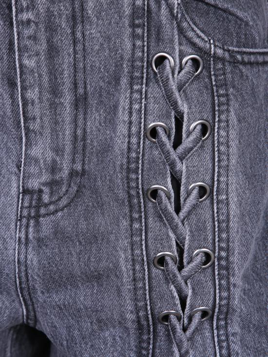 26FW 로테이트 데님 팬츠 115069100 100 Black - ROTATE