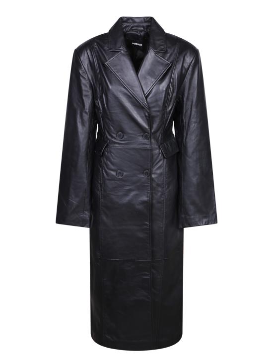 26FW 로테이트 트렌치 코트 115131100 100 Black