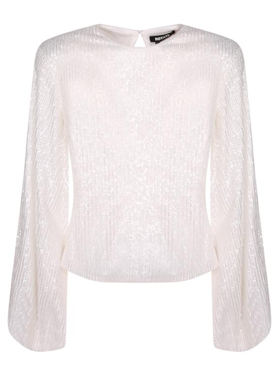 26FW 로테이트 긴팔 티셔츠 114942400 400 White