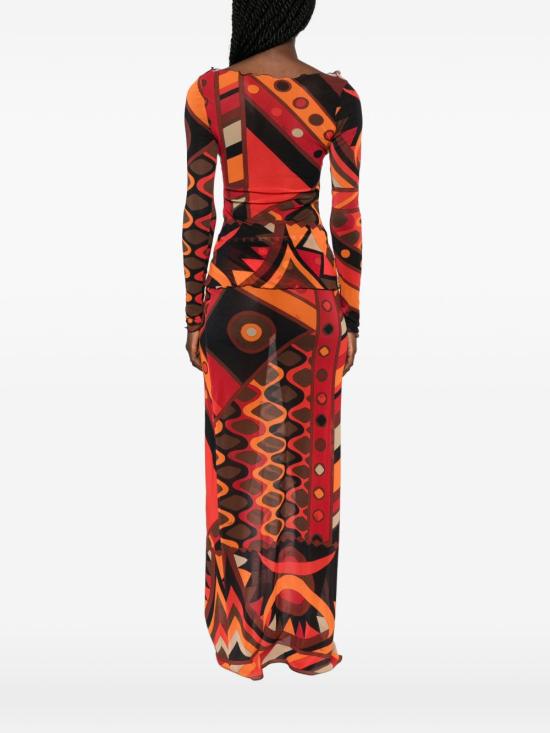26SS 푸찌 반팔 티셔츠 6HJM47 6H849017 Arancio - PUCCI