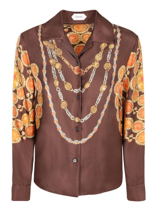 26SS 베르사체 블라우스 1024231 1A17952 5N940 Beige