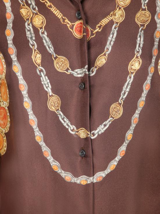26SS 베르사체 블라우스 1024231 1A17952 5N940 Beige - VERSACE