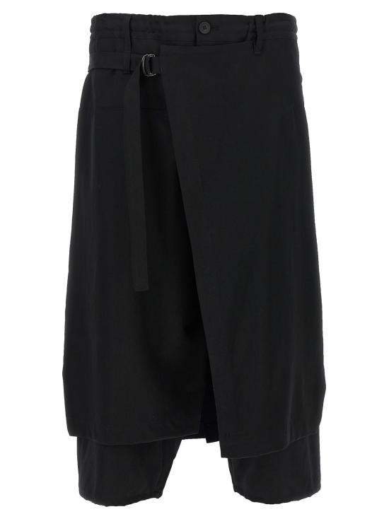 26SS 요지 야마모토 스트레이트 팬츠 HKP08100BLACK2 Black