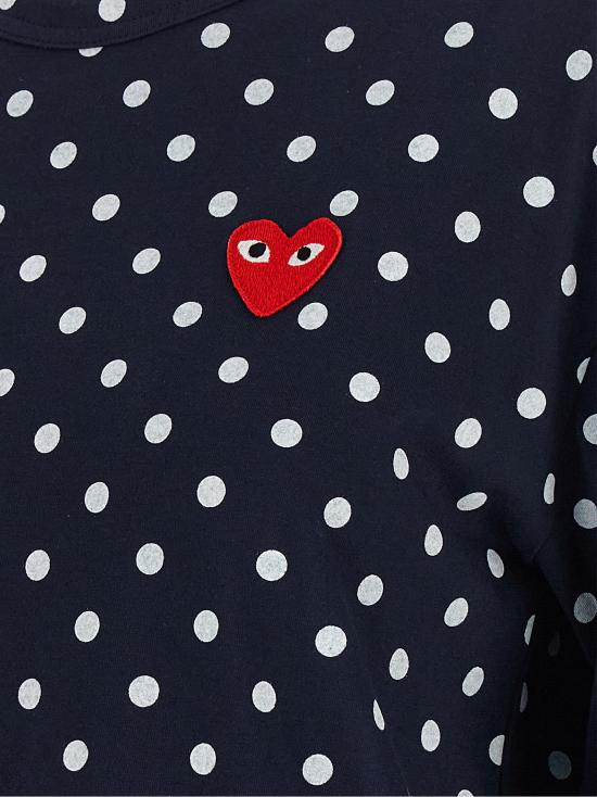 26SS 꼼데가르송 긴팔 티셔츠 AXT1662 Blue - COMME DES GARCONS