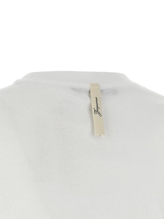 26FW 자크뮈스 반팔 티셔츠 26ETSW00596AJ00289100 White - JACQUEMUS