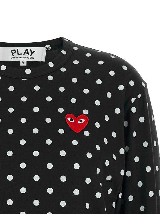 26SS 꼼데가르송 긴팔 티셔츠 AXT1661 Black - COMME DES GARCONS
