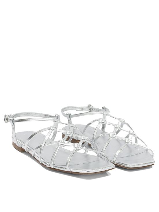 26SS 에이드 샌들 ANISALAMINATED NAPPA LEATHERSILVER Silver - AEYDE