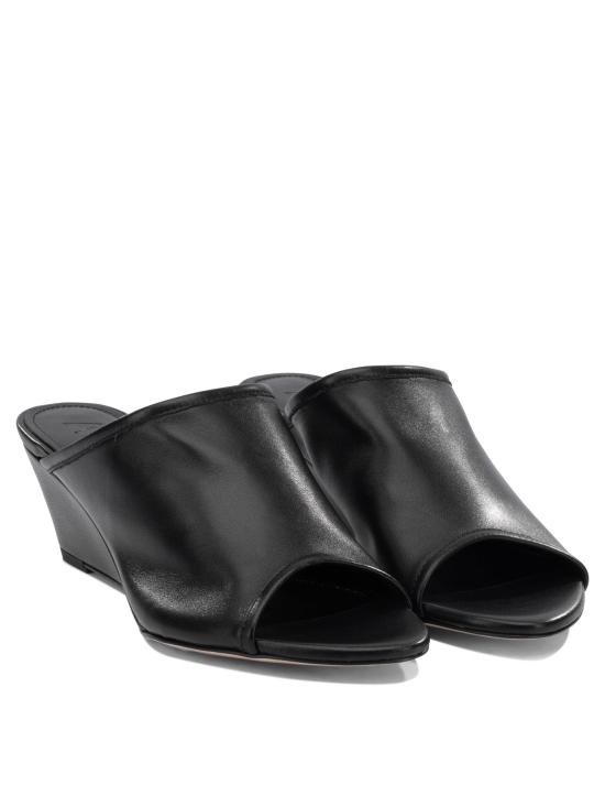 26SS 에이드 뮬/슬리퍼 SUZANNENAPPA LEATHERBLACK Black - AEYDE