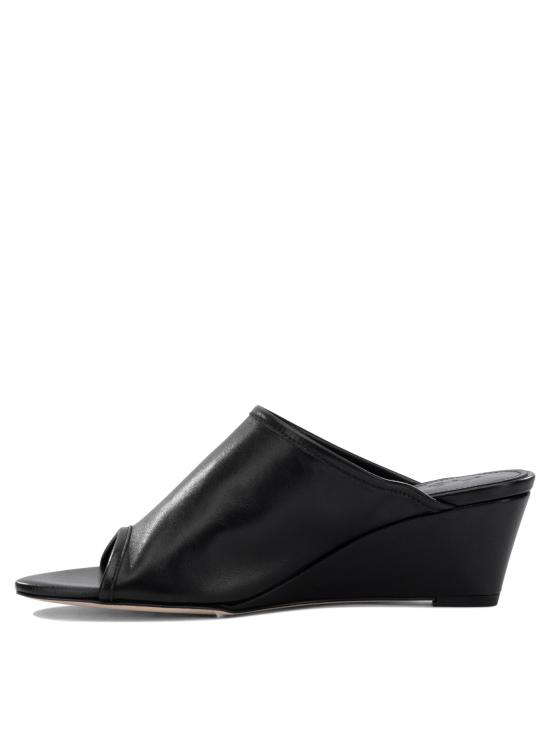 26SS 에이드 뮬/슬리퍼 SUZANNENAPPA LEATHERBLACK Black - AEYDE