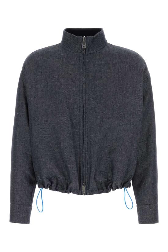 26SS 펜디 데님 패브릭 블루종 FW1433AYUD F0QG0 DARKBLU