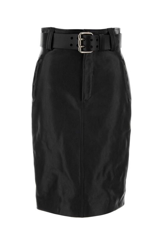 26SS 생로랑 스커트 865021YCVE2 1023 NOIRBEIGE