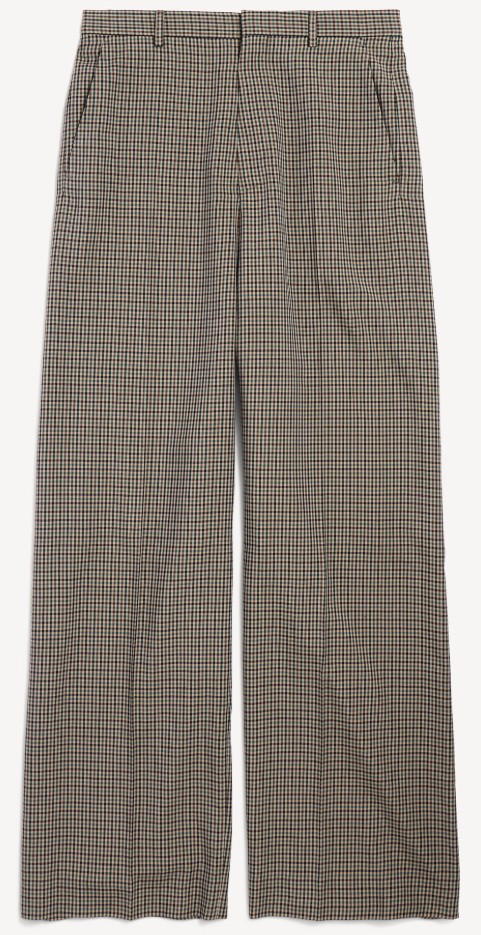 26SS 발렌시아가 라지 테일러드 팬츠 857617TTO38 2866 KHAKIBROWN