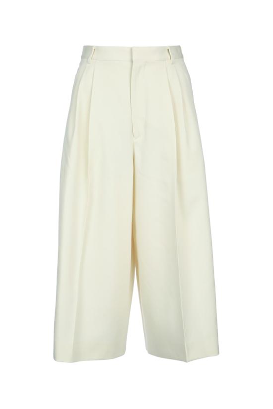 26SS 셀린느 다이애그널 울 몬탁 크롭 트라우저 RP0FP092D 01AV IVORY